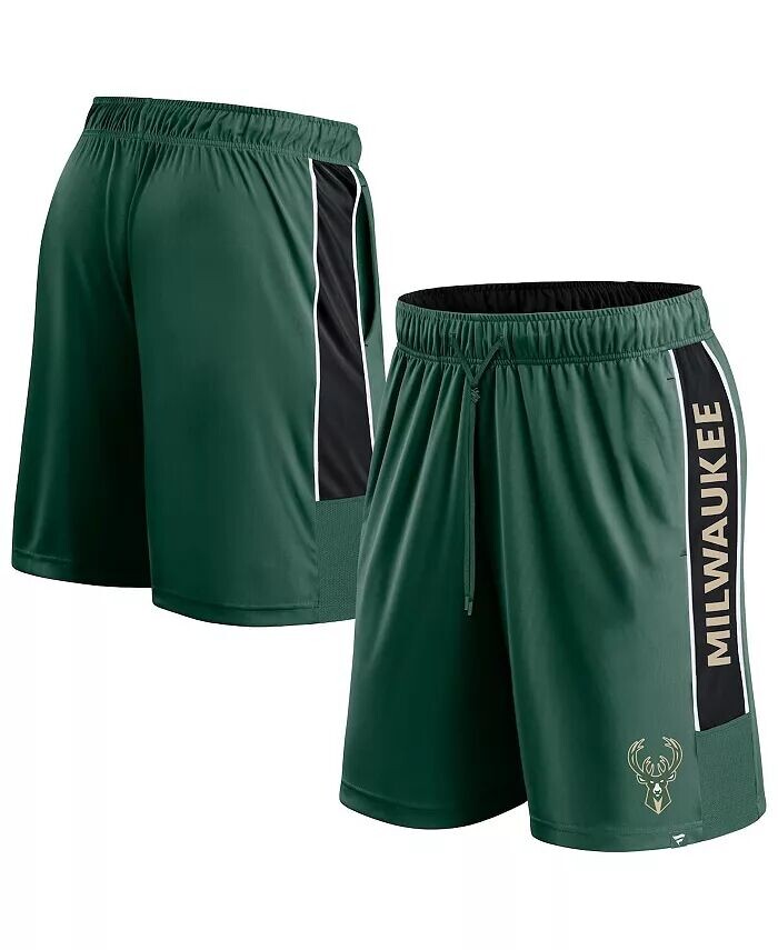 

Мужские шорты Hunter Milwaukee Bucks Game Winner Defender Fanatics, зеленый