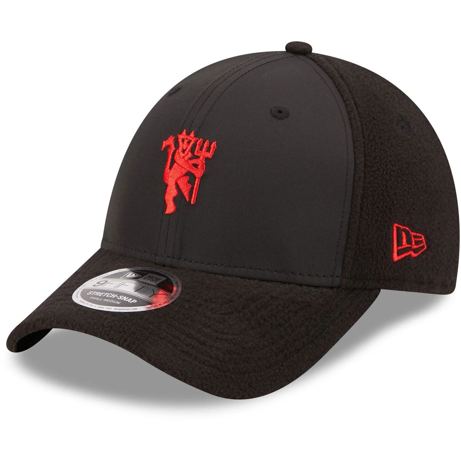 

Мужская черная флисовая кепка New Era Manchester United 9FIFTY Snapback