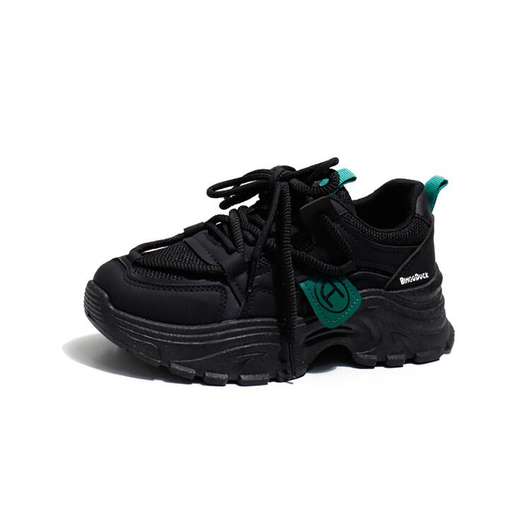 

Кроссовки BINGO DUCK bingo duck Chunky Sneakers Women's Mid-top, черный/бежевый