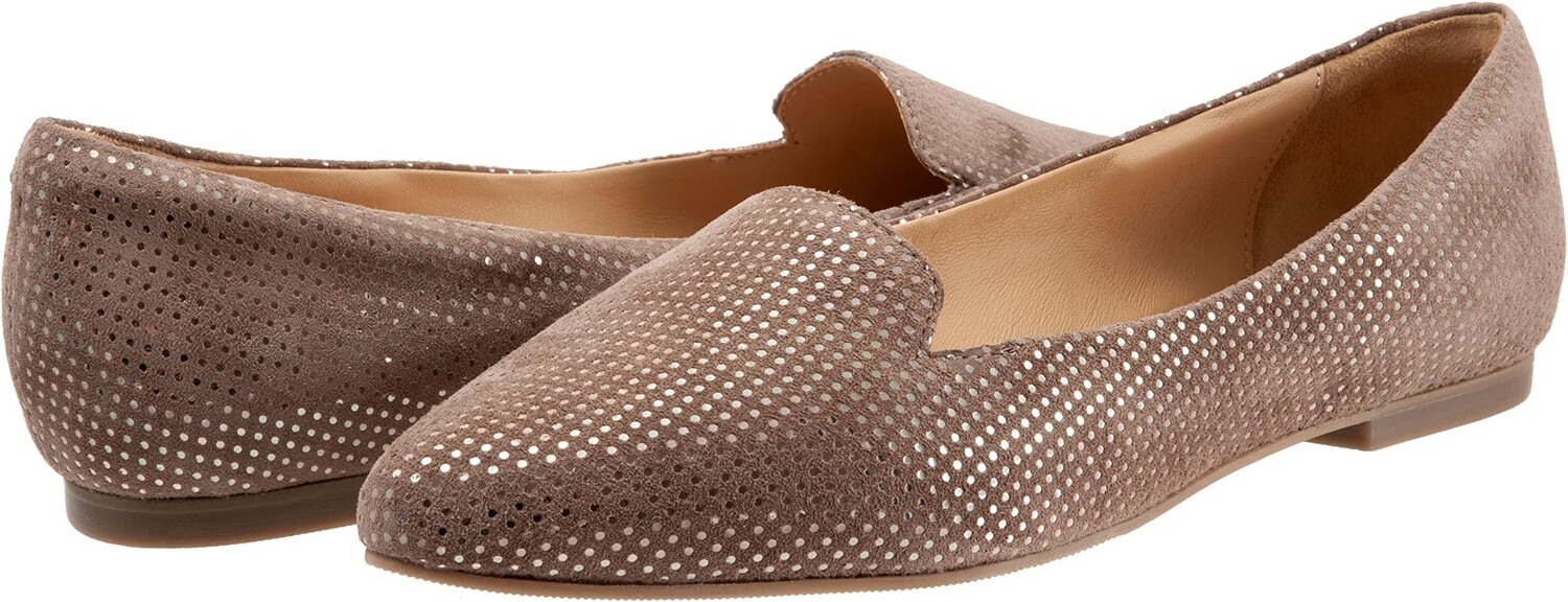 

Балетки Harlowe Trotters, цвет Taupe Dot Suede