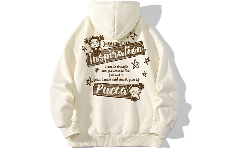 

Толстовка унисекс Pucca, Бежевый (на флисовой подкладке)