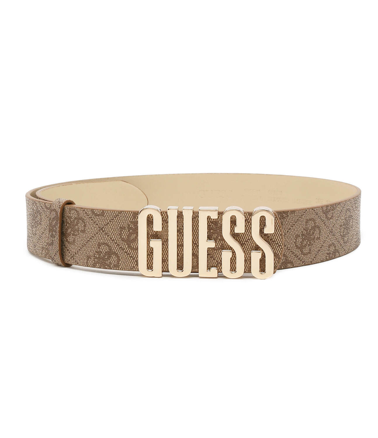 

Ремень Guess, бежевый