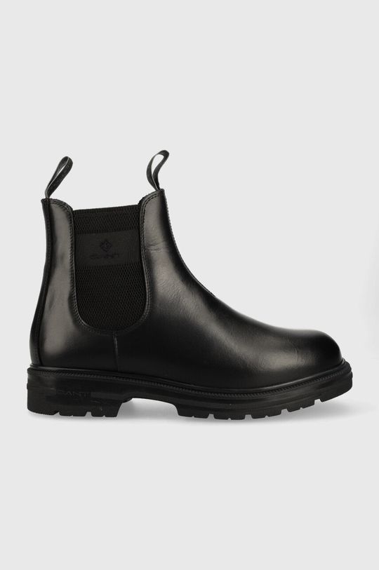 Кожаные ботинки челси Gretty's Gant, черный нубуковые ботинки челси gant бежевый