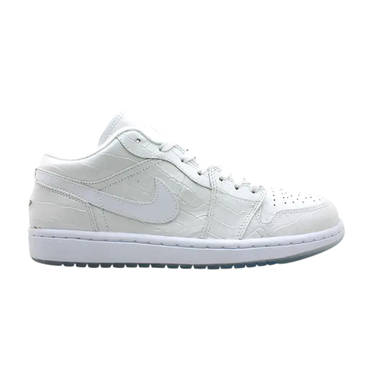 

Кроссовки Air Jordan 1 Retro Low 'Metallic Silver', белый