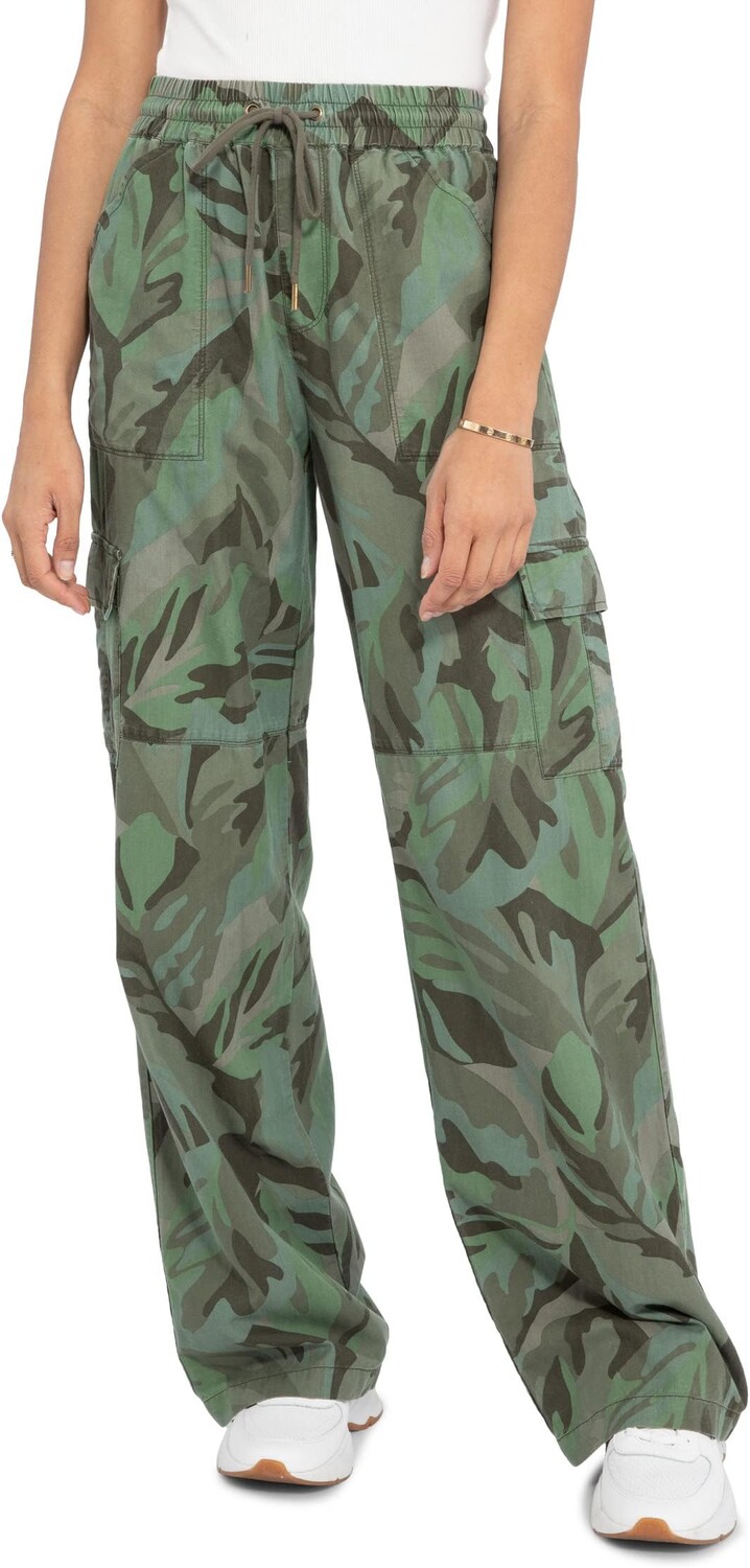 

Саржевые брюки без застежек Terrain Slub Sanctuary, цвет Palm Camo