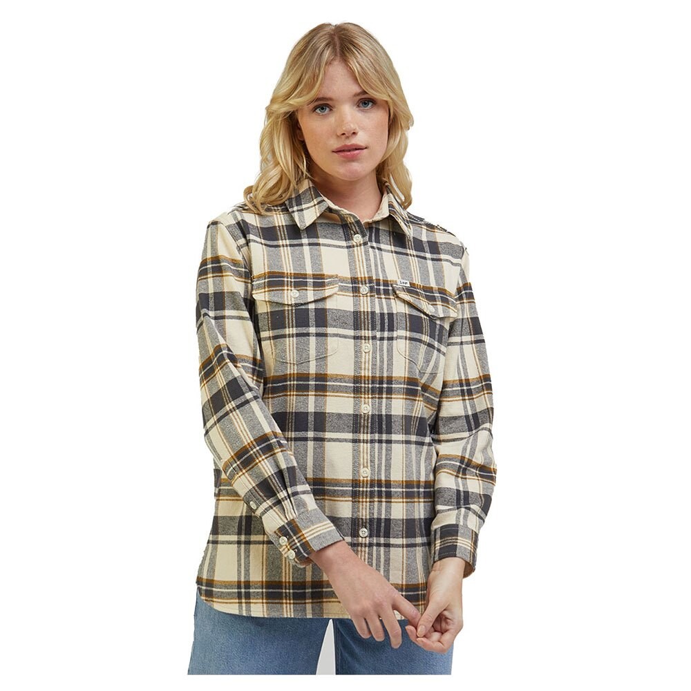 

Рубашка с длинным рукавом Lee Working West Relaxed Fit, зеленый