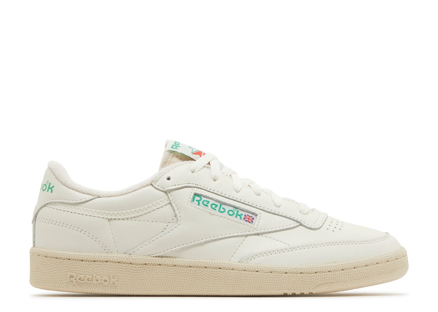 

Кроссовки Reebok Club C 85 Vintage 'Chalk Glen Green', кремовый, Бежевый