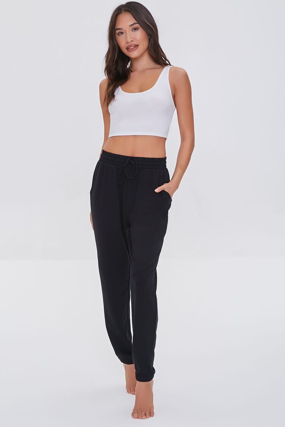 

Карманные джоггеры для отдыха Forever 21, черный