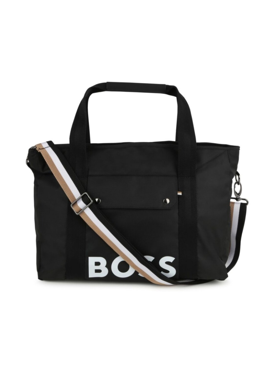 

BOSS Kidswear пеленальная сумка с логотипом, черный
