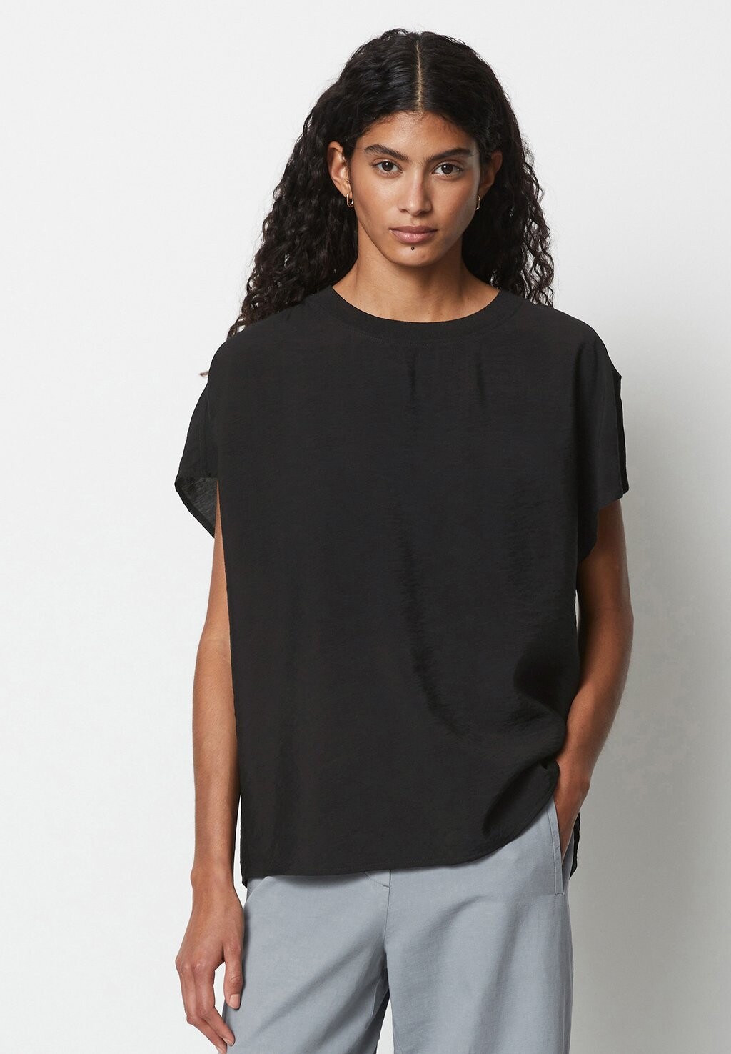 

Футболка базовая SHORT SLEEVE Marc O'Polo, цвет black