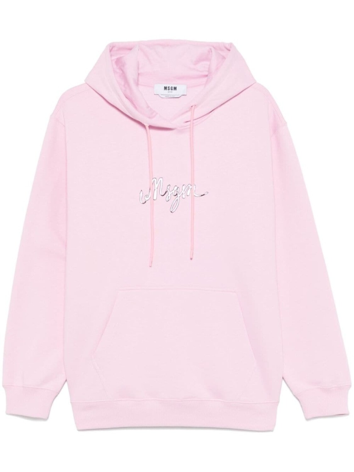 

MSGM худи с принтом, розовый
