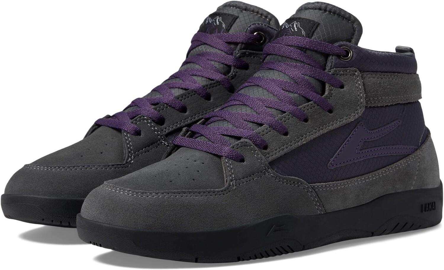 

Кроссовки Trudger Lakai, цвет Black/Grey Suede