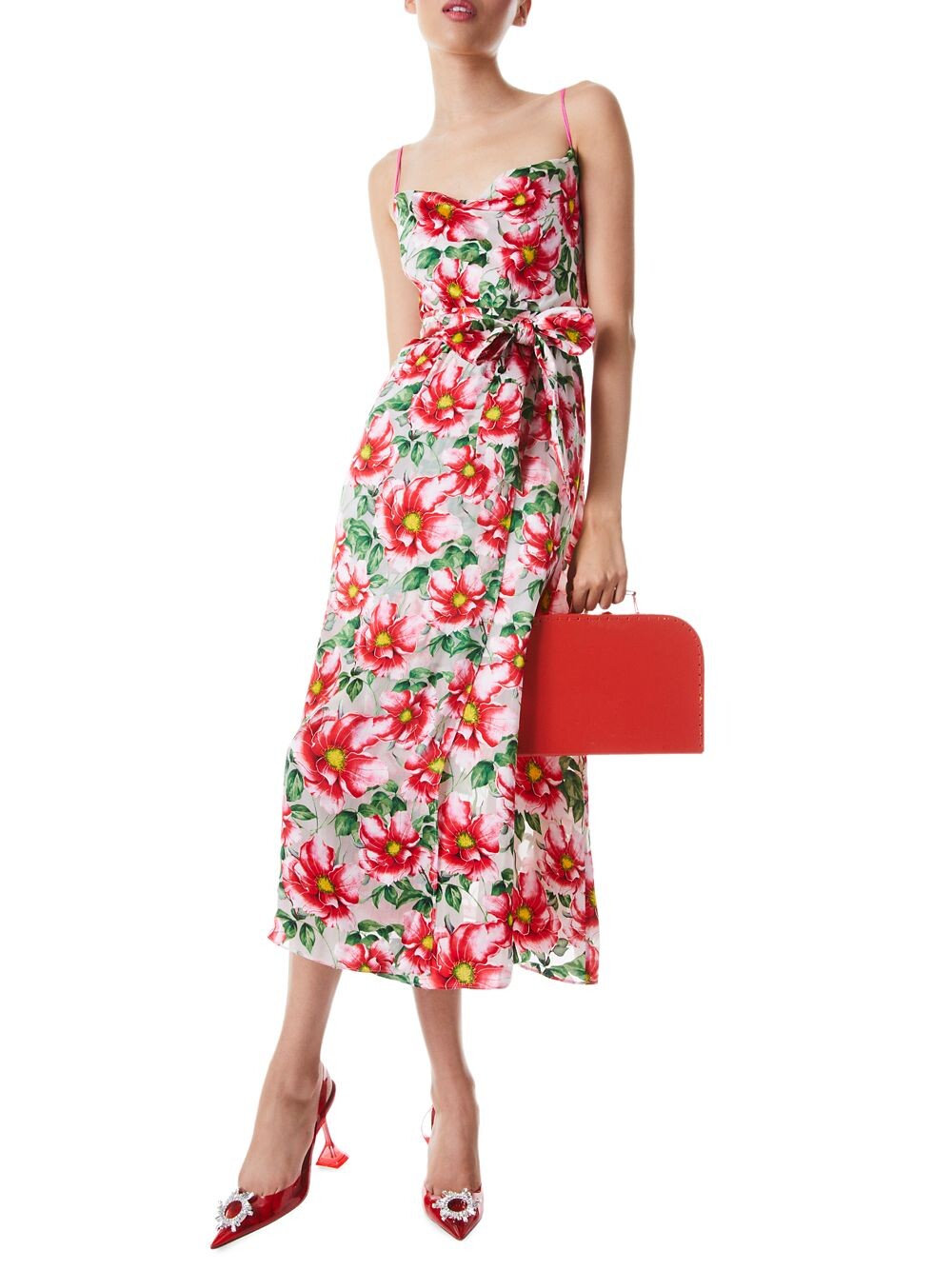 

Макси-платье Samantha с воротником-хомутом Alice + Olivia