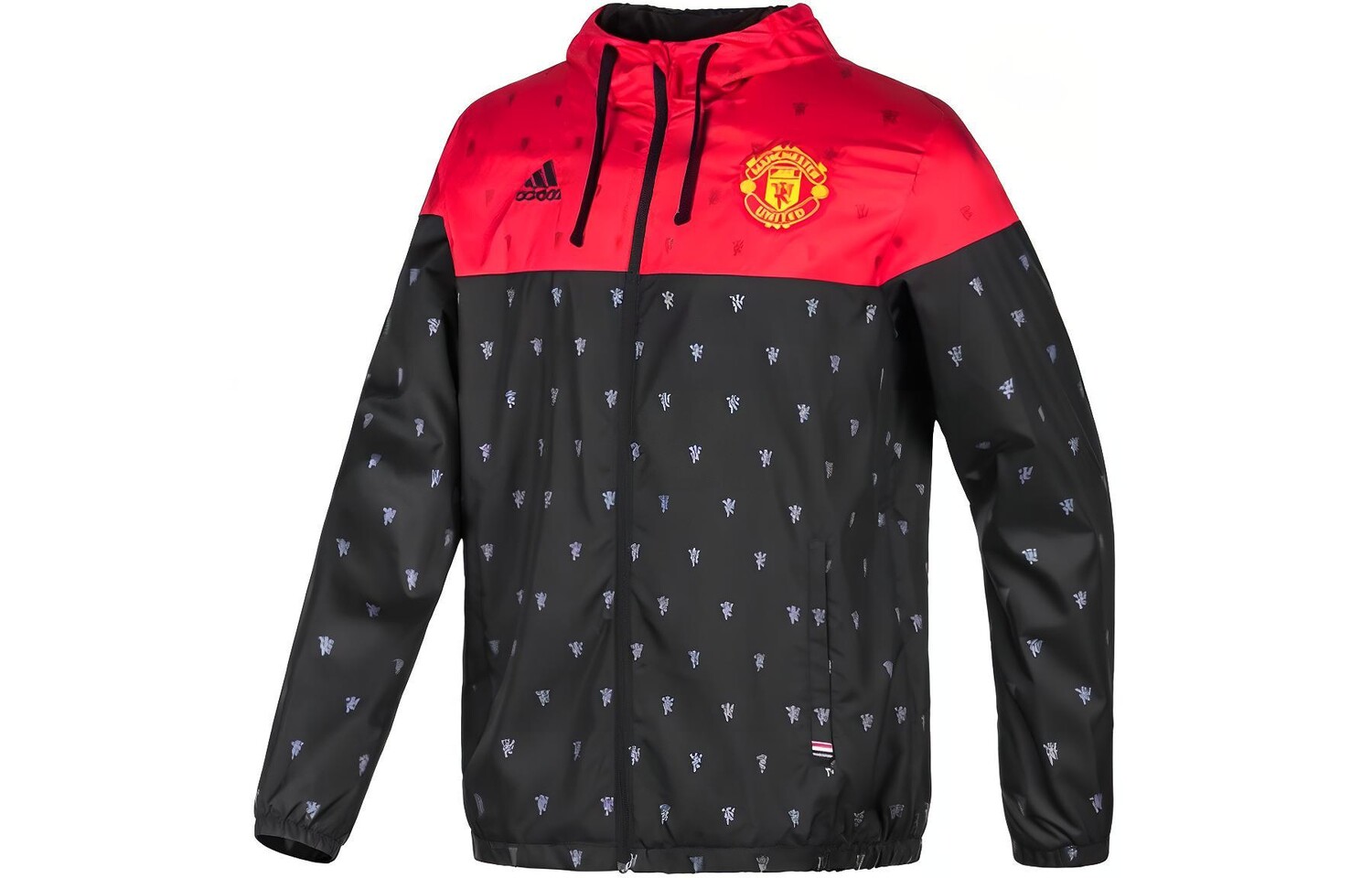 

Куртка унисекс красный/черный Adidas, красный/черный
