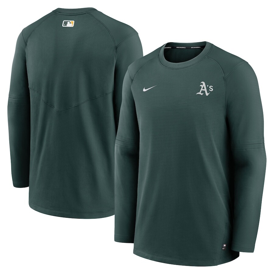 

Футболка с длинным рукавом Nike Oakland Athletics, зеленый