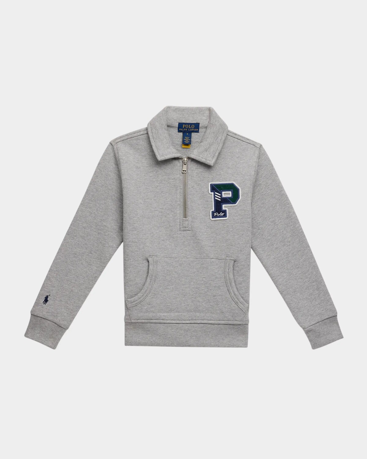 

Флисовая толстовка для мальчиков с нашивкой-логотипом, размер 2–7 Ralph Lauren Childrenswear, цвет Andover Heather