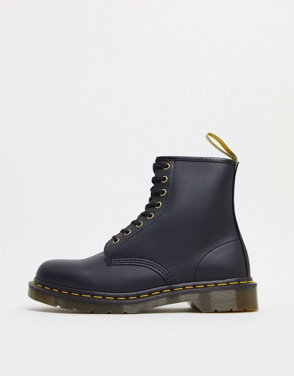 

Черные ботинки с 8 люверсами Dr Martens Vegan 1460