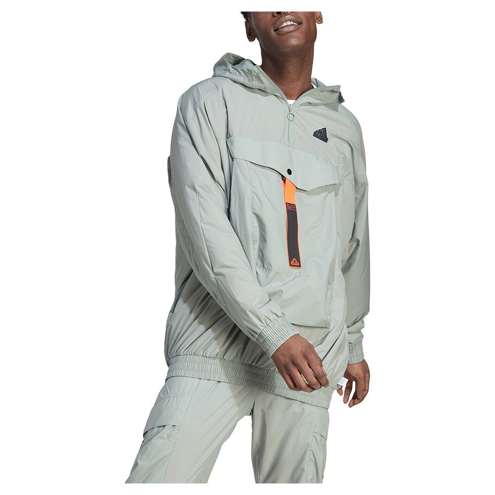 

Куртка adidas Ce Q2 Pr Windbreaker, зеленый