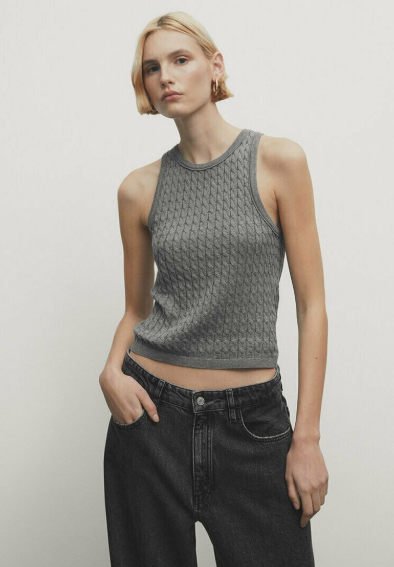 

Топ Massimo Dutti, цвет grey