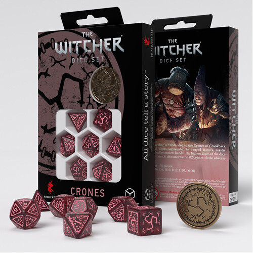 

Игровые кубики Witcher Dice Set Crones Whispess Q-Workshop