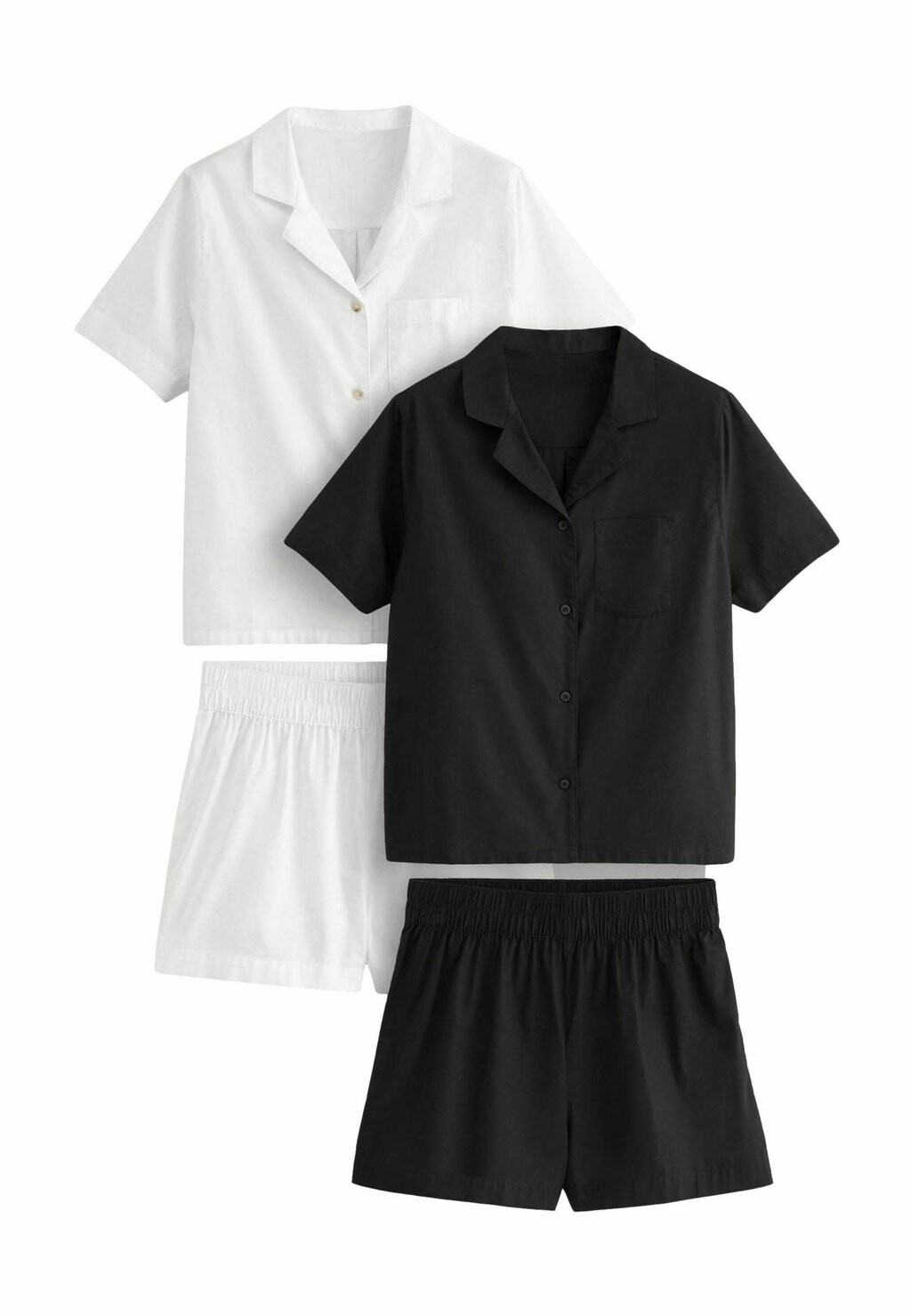 

Комплект ночного белья 2 PACK BUTTON THROUGH, REGULAR FIT THE SET, черный
