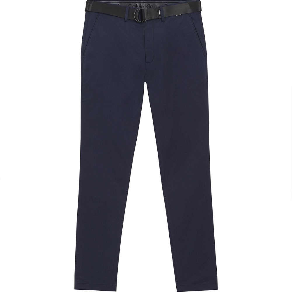 Брюки Calvin Klein Modern Twill Slim Fit Chino, синий брюки gant twill regular fit chino синий