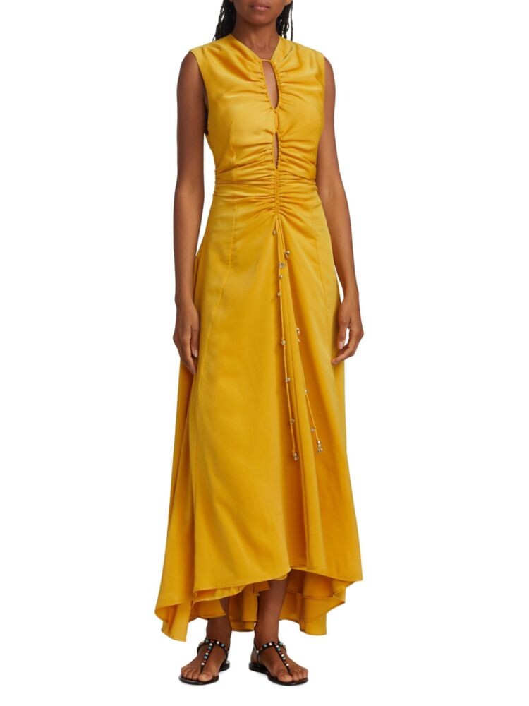 

Платье макси Kaya со сборками Altuzarra, цвет Butterscotch