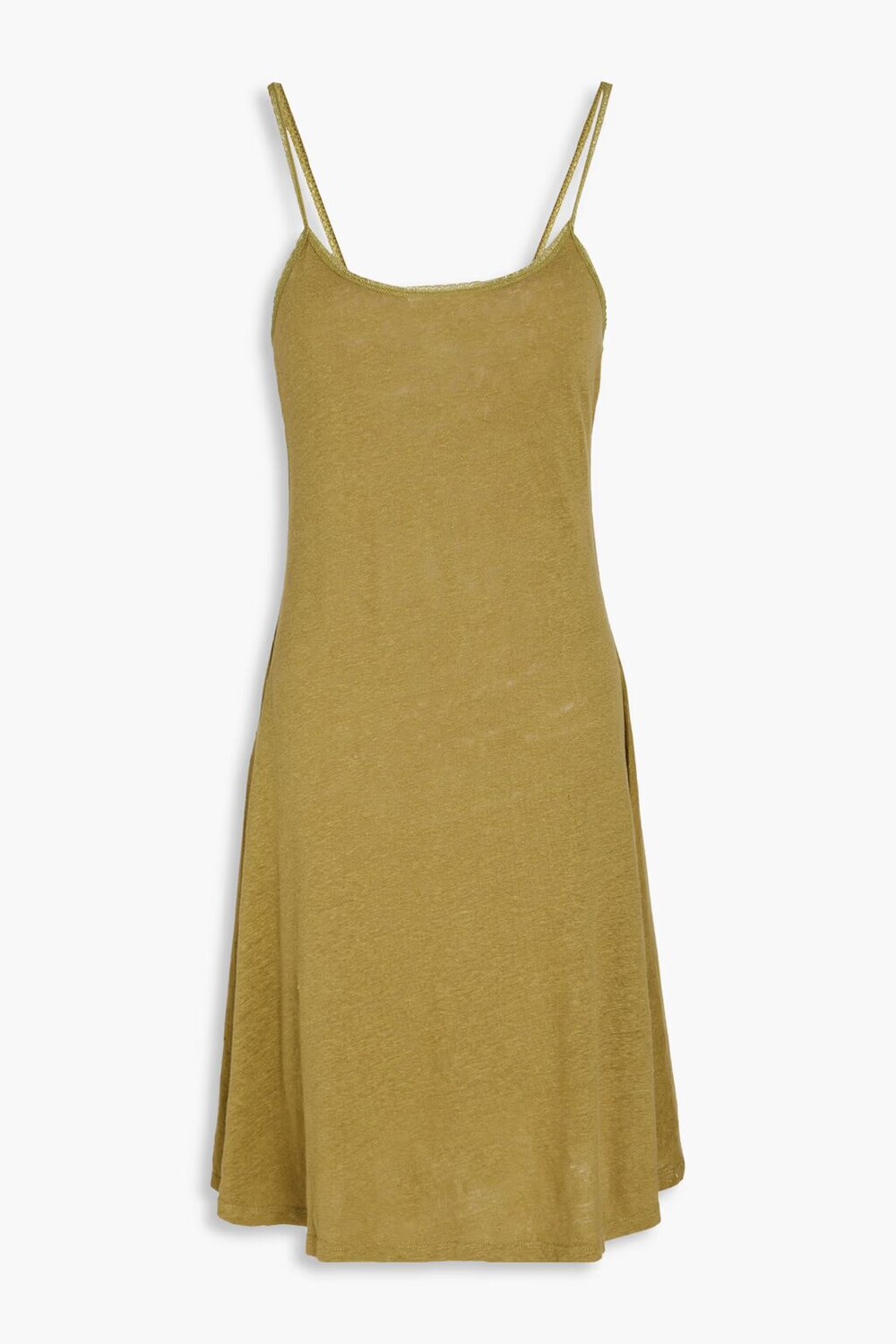 

Платье мини Lolosister из льняного джерси American Vintage, армейский зеленый
