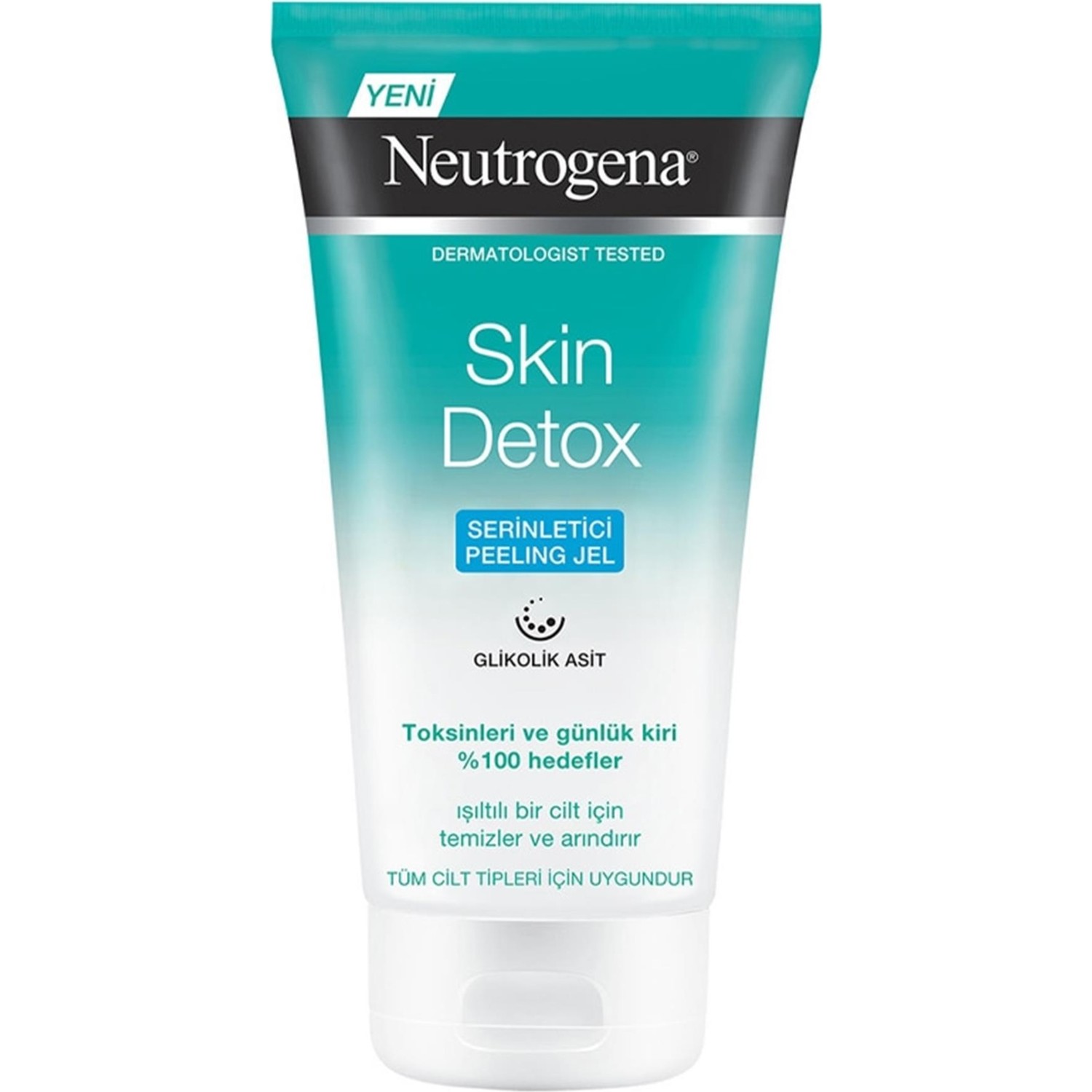 Освежающий гель-пилинг Neutrogena Skin Detox, 150 мл цена и фото