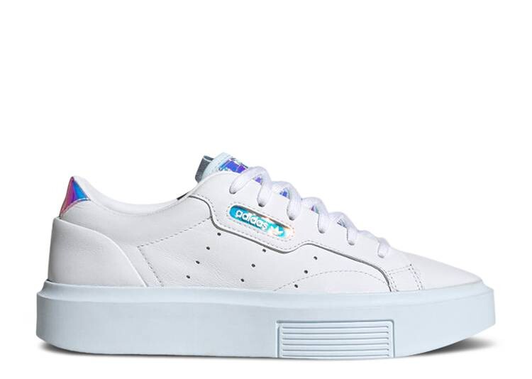 цена Кроссовки Adidas WMNS SLEEK 'WHITE IRIDESCENT', белый