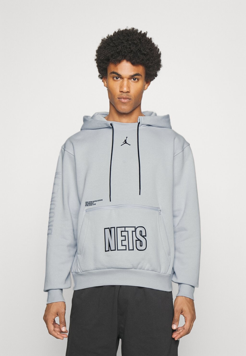 

Толстовка BKN M NK FLC PO CTS ST Nike, чистая платина