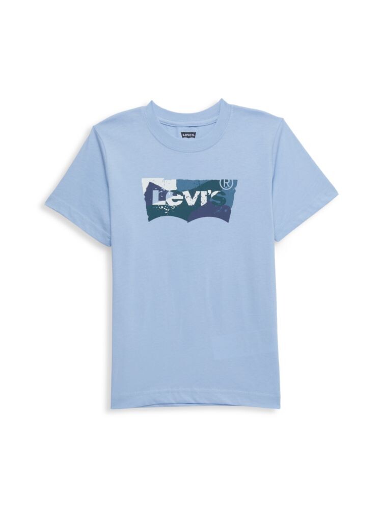 

Хлопковая футболка с логотипом для маленьких мальчиков Levi'S, синий