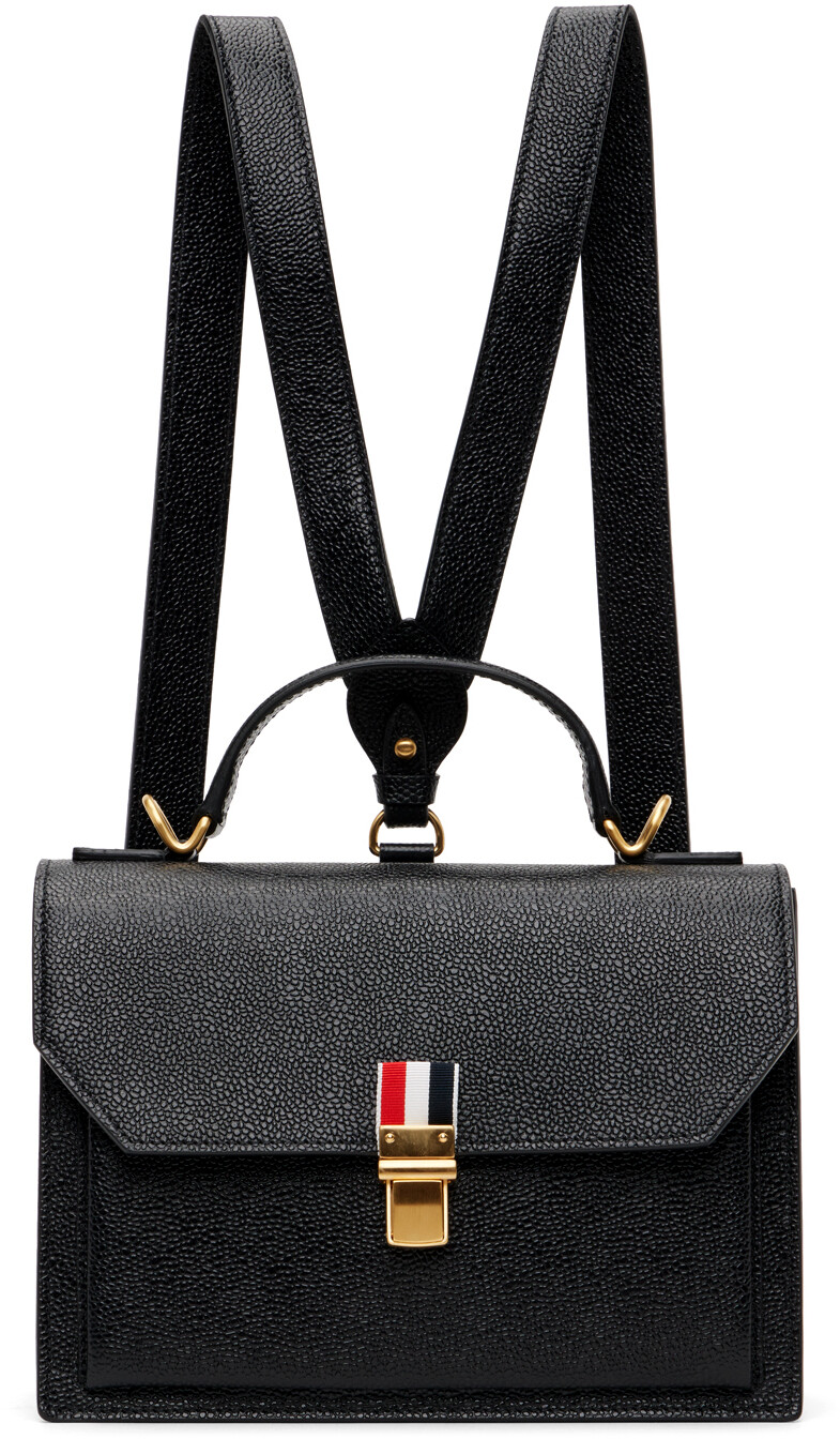 

Черный школьный рюкзак Thom Browne