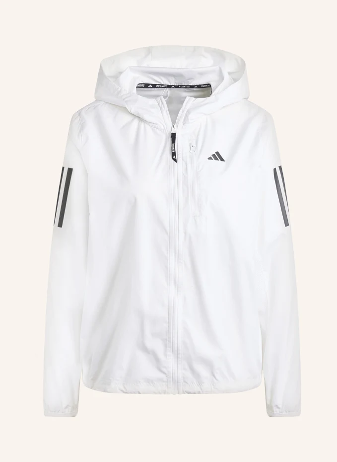 

Беговая куртка own the run Adidas, белый