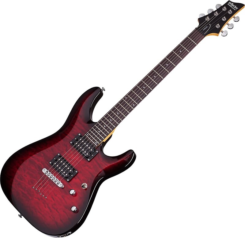 Электрогитара Schecter C-6 Plus, See-Thru Cherry Burst 447 электрогитара schecter c 6 plus see thru cherry burst