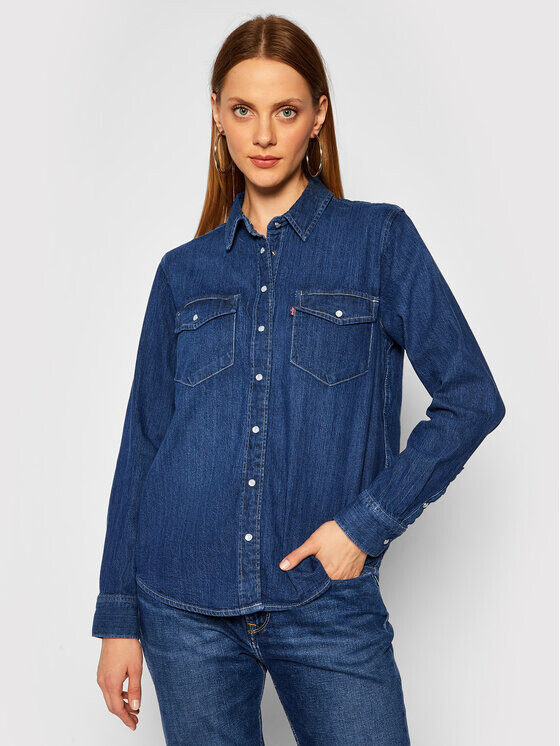 

Джинсовая рубашка обычного кроя Levi's, синий