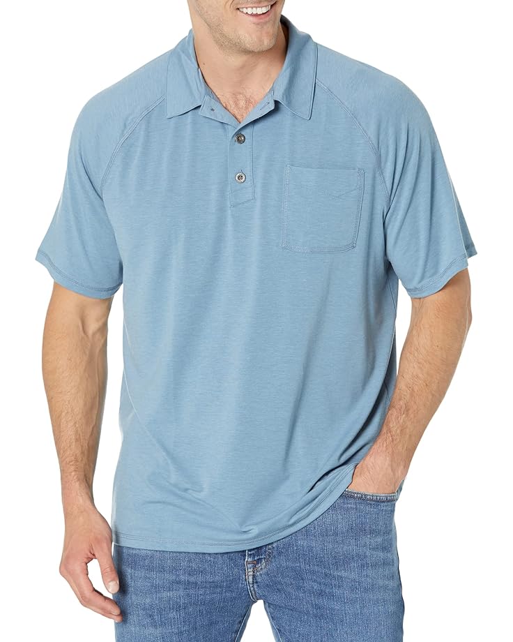 цена Поло L.L.Bean Everyday SunSmart Short Sleeve - Tall, цвет Bayside Blue