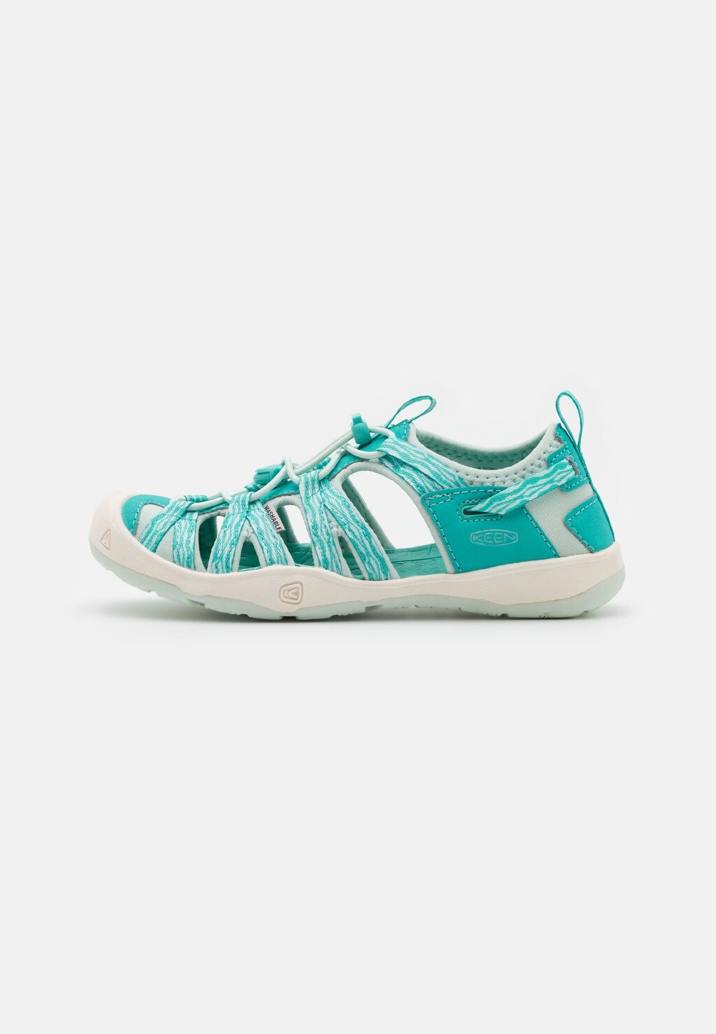 superflame sf0120 20 квт glass waterfall водопад 10 л м Трекинговые сандалии MOXIE YOUTH UNISEX Keen, цвет waterfall/blue glass