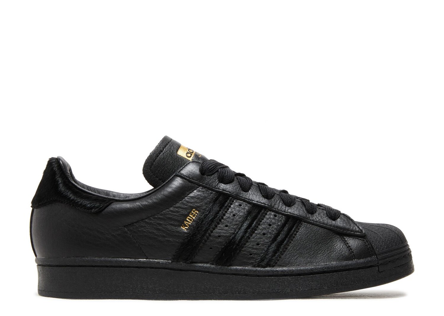 

Кроссовки adidas Kader Sylla X Superstar Adv 'Monochrome Black', черный