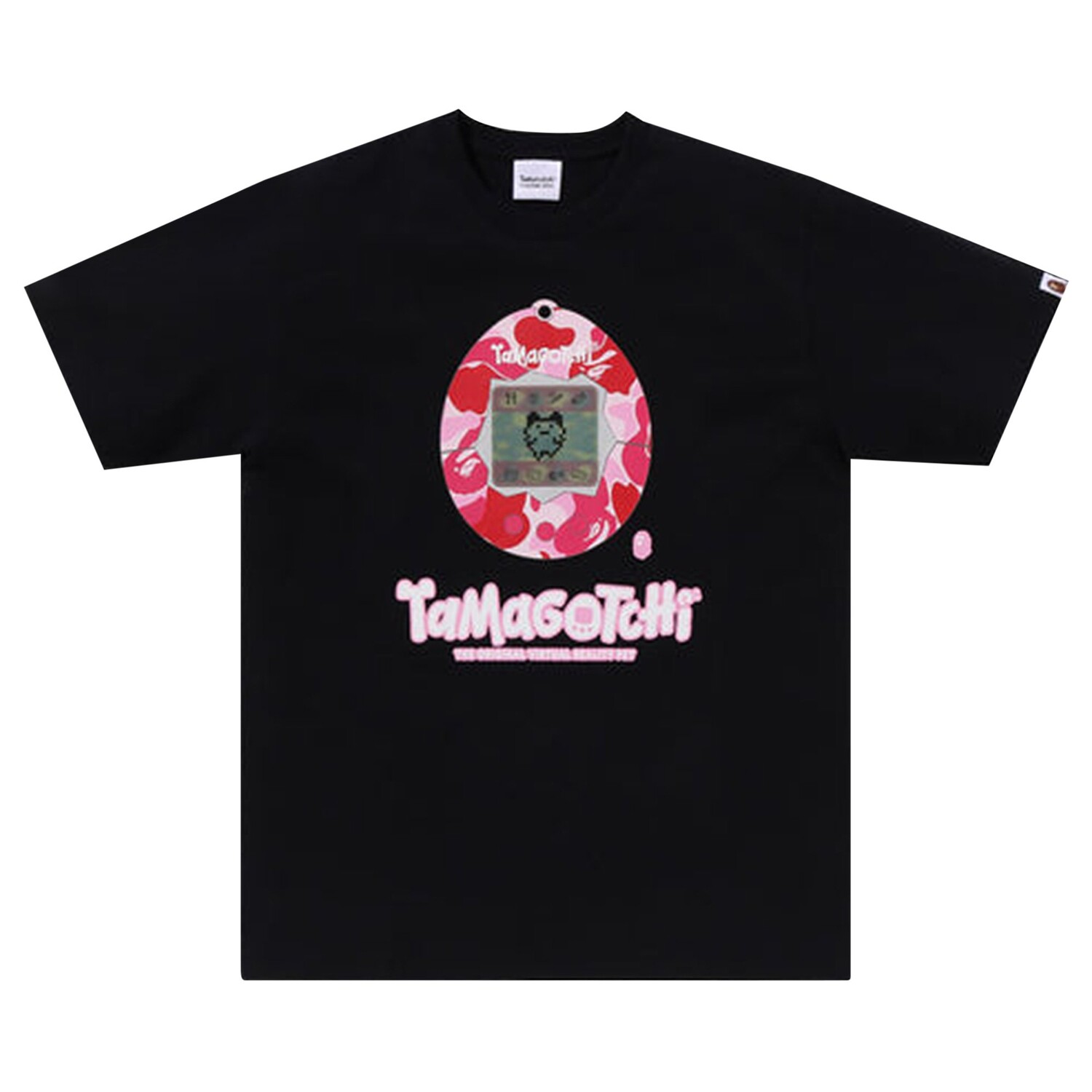 

Футболка BAPE x Tamagotchi #2 Черный/Розовый