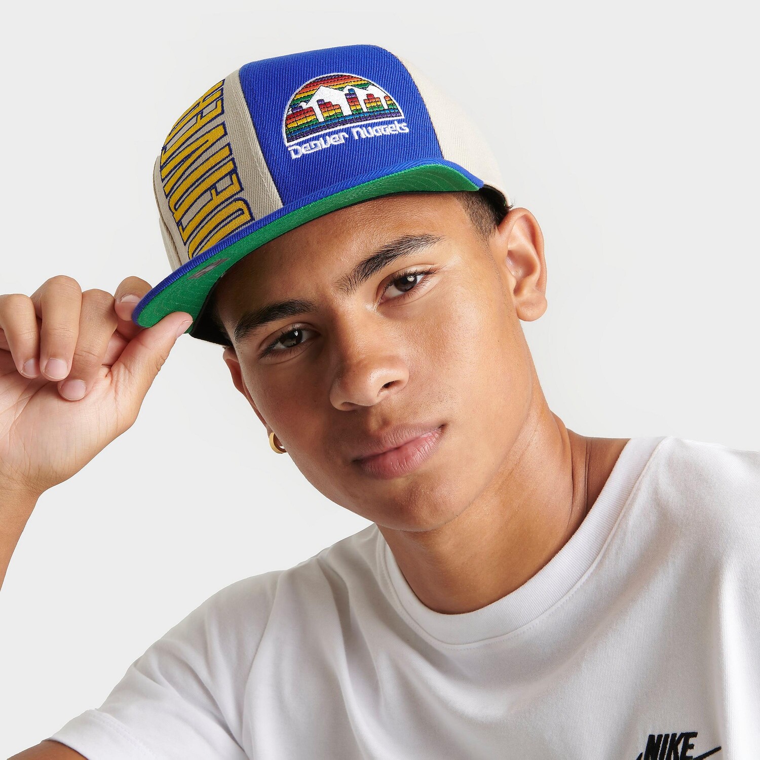 

Кепка Mitchell & Ness Denver Nuggets NBA с поп-панелью Snapback, синий