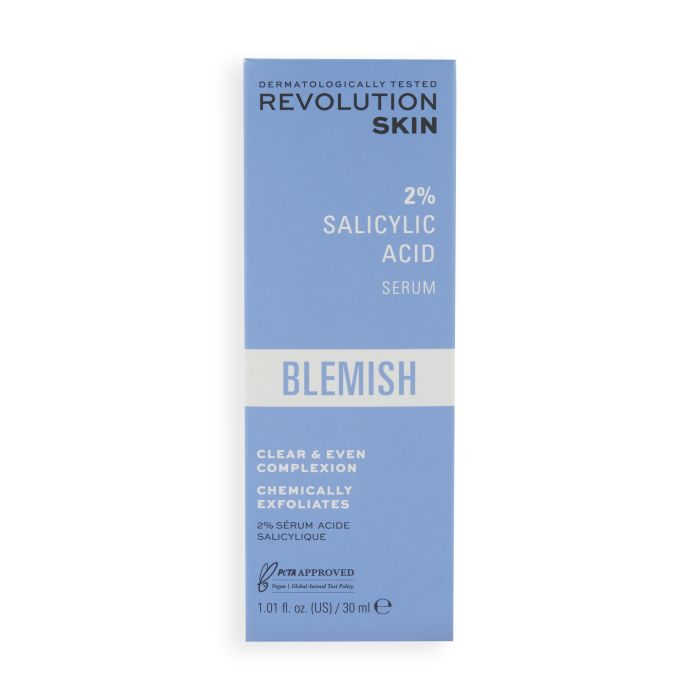 Праймер Serum 2% Acido Salicílico para el exceso de grasa Revolution Skincare, 30 ml сыворотка revolution skincare retinol vitamins hyaluronic 0 3% 30 мл