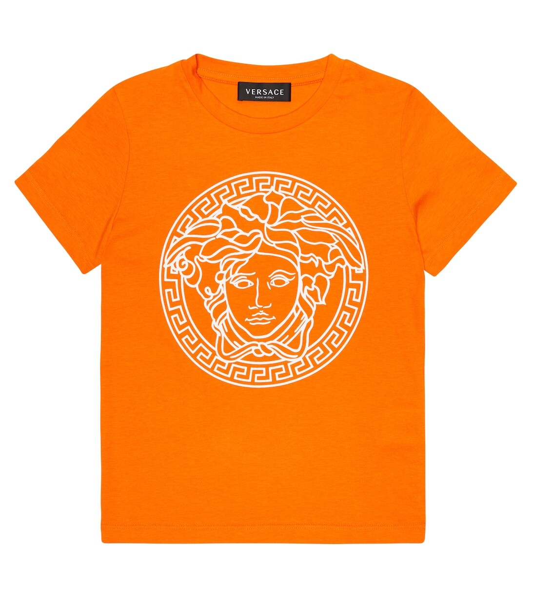 

Футболка с принтом Medusa из хлопка Versace, оранжевый