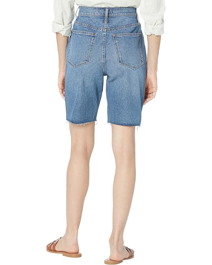 Шорты Madewell High-Rise Long Denim Shorts in Brightwood Wash, цвет Brightwood Wash