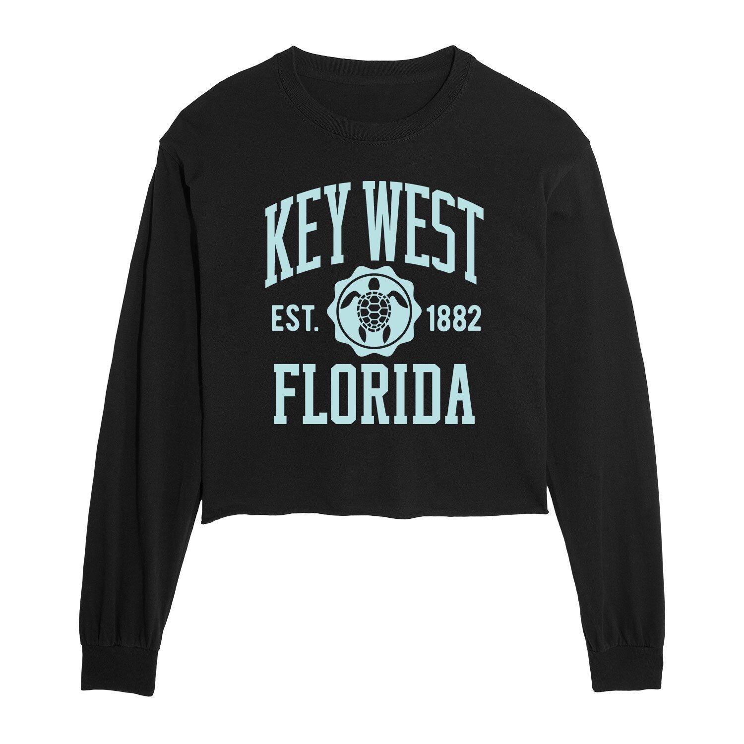 

Укороченная футболка с длинными рукавами Juniors' Key West Licensed Character