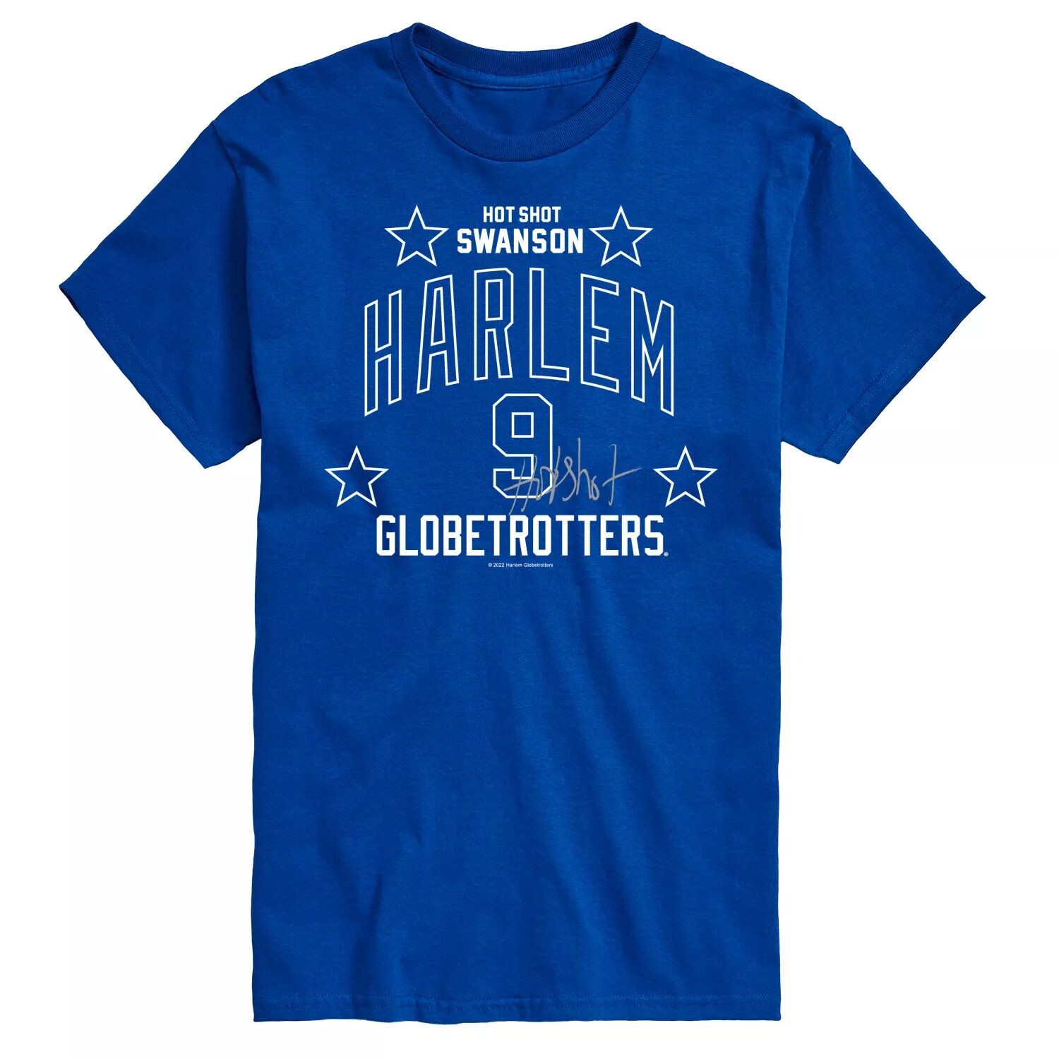 

Футболка Big & Tall Harlem Globetrotter Swanson 9 License, синий