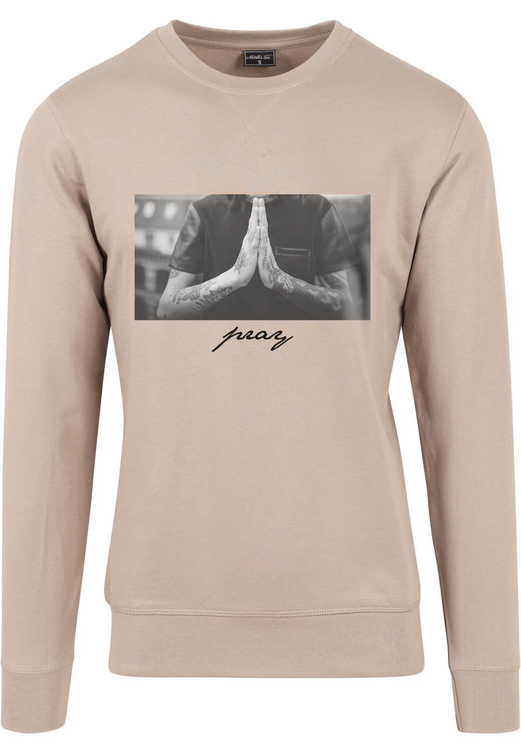 

Толстовка Mister Tee Crewneck Sweater, цвет darksand