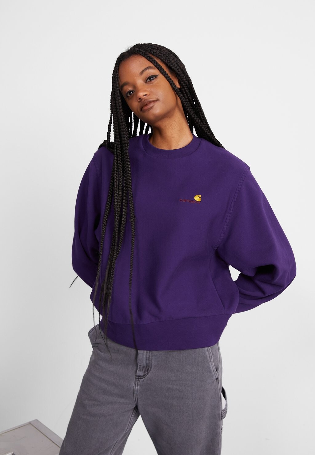 

Толстовка AMERICAN SCRIPT Carhartt WIP, темно-фиолетовый