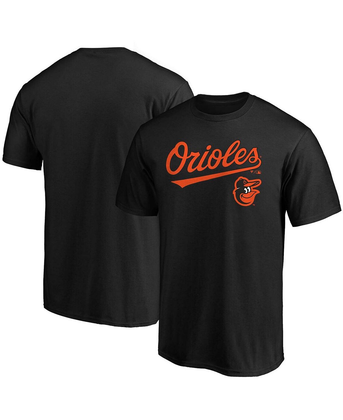 

Мужская черная футболка с логотипом команды Baltimore Orioles Team Fanatics, Черный
