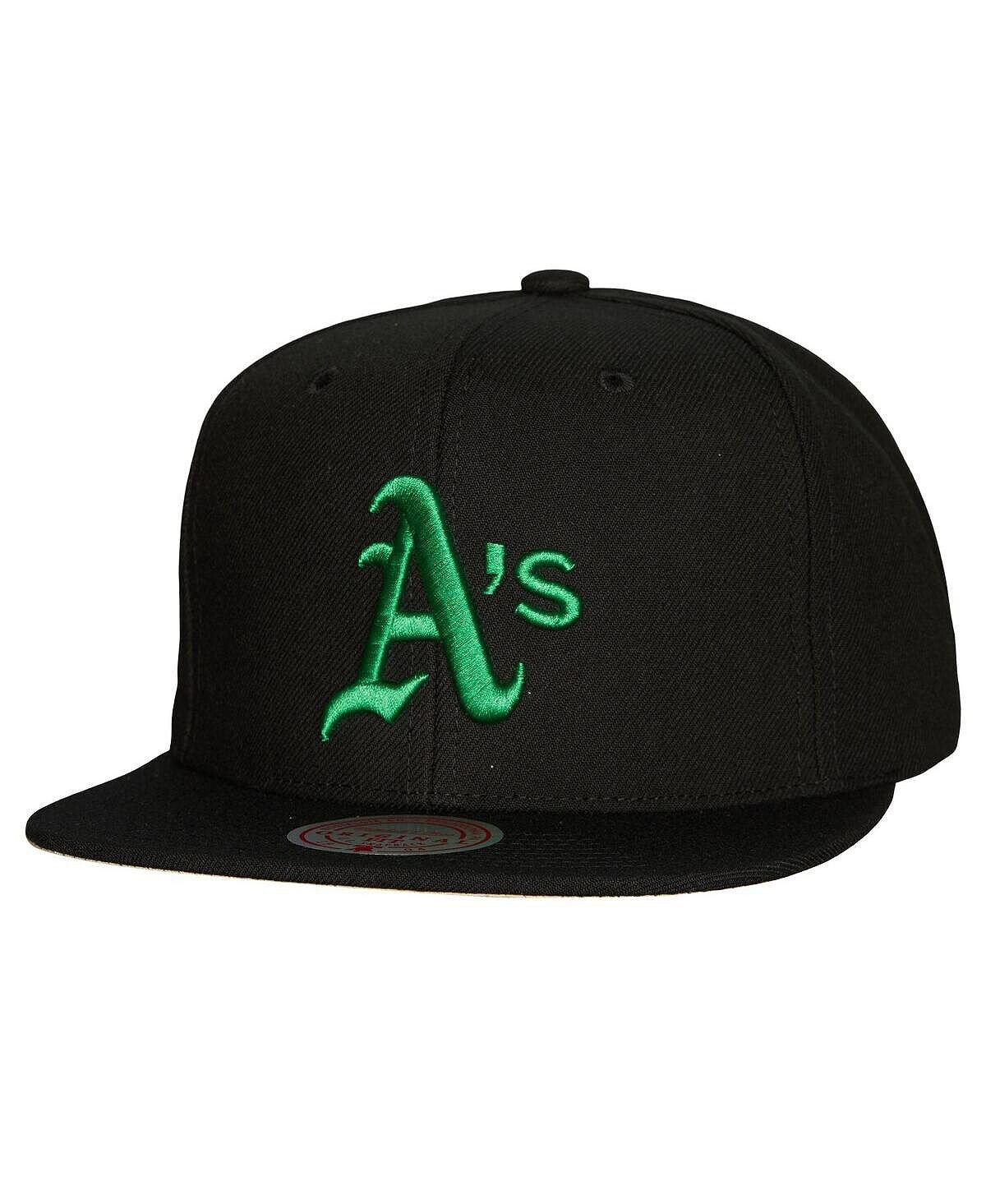 

Мужская черная кепка Snapback Oakland Athletics Cooperstown Collection True Classics Mitchell & Ness